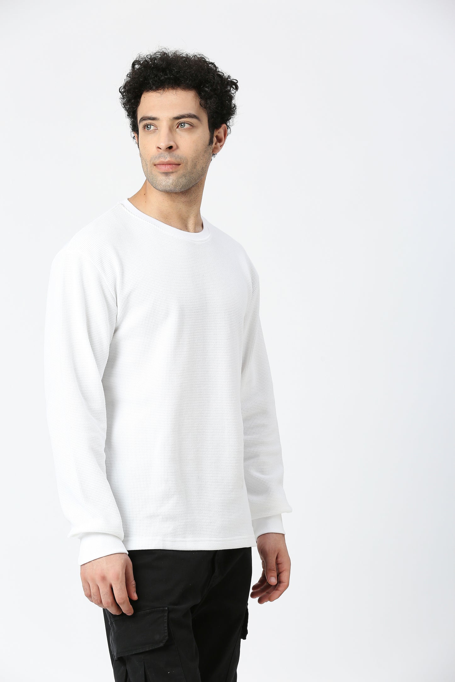 CLASSIC WAFFLE SWEATSHIRT
