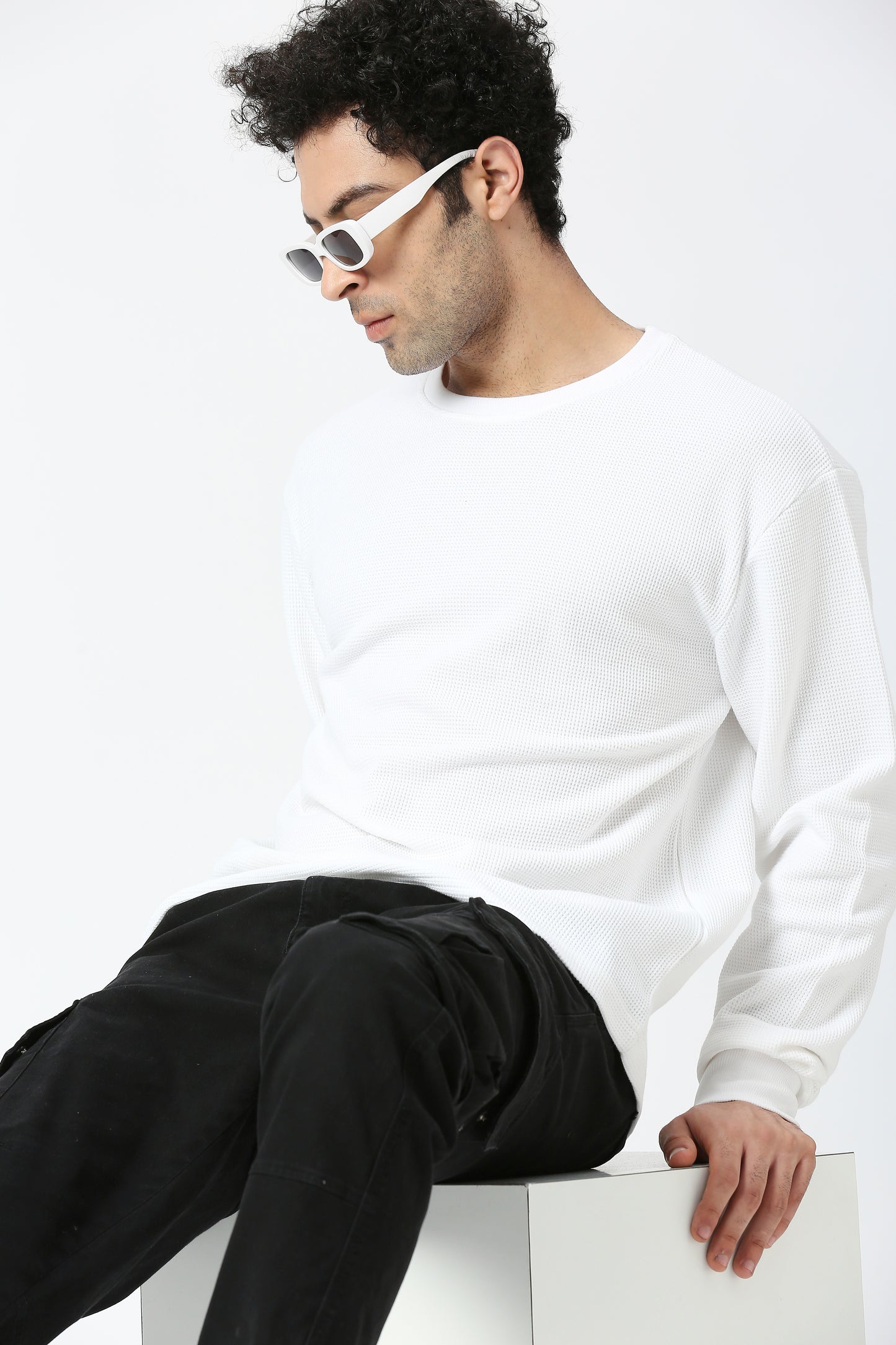 CLASSIC WAFFLE SWEATSHIRT