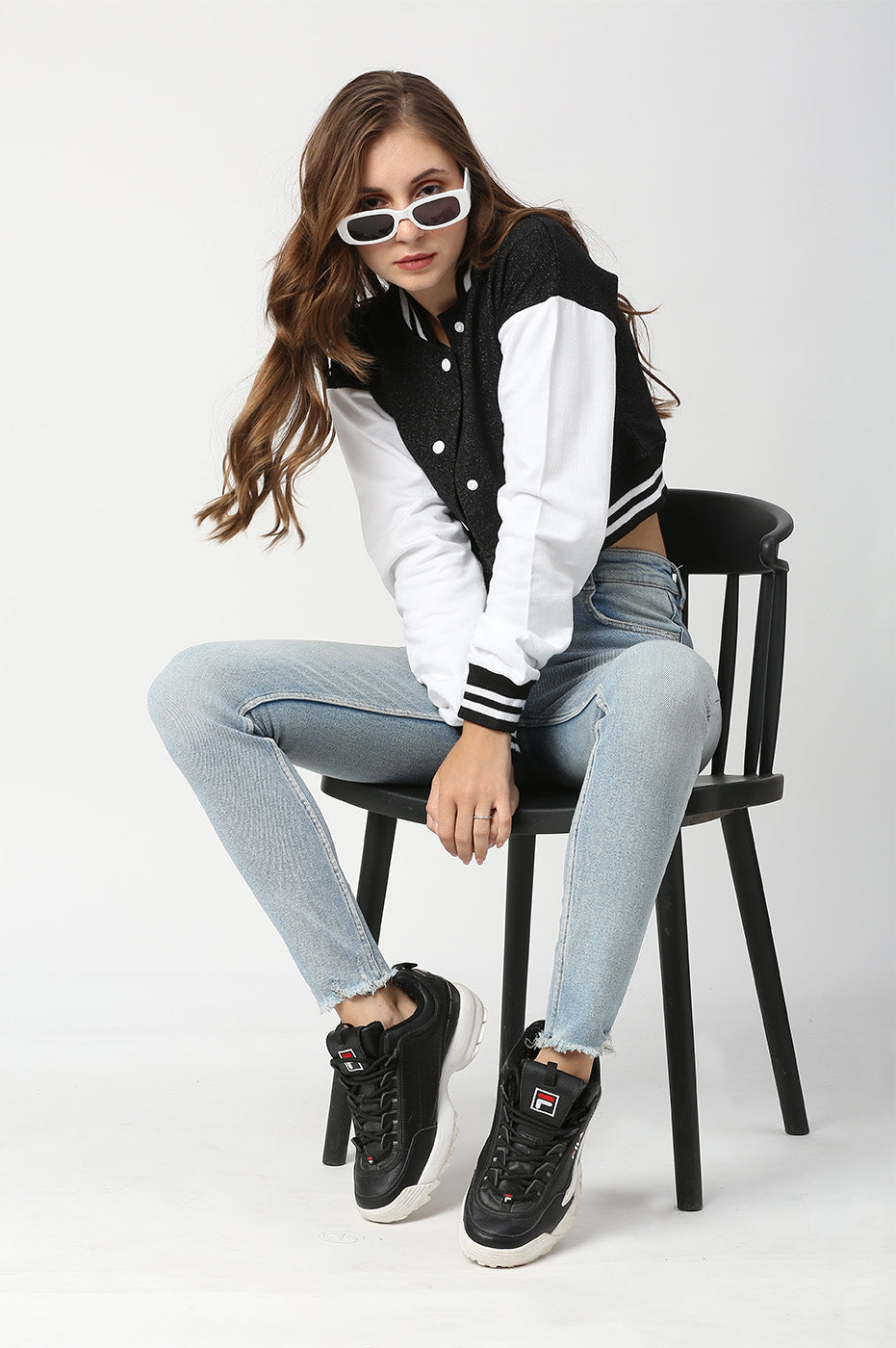 SOLID CROP VARSITY