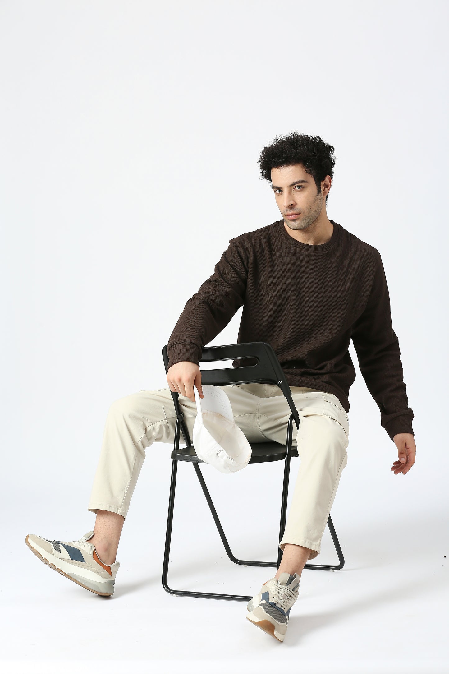 CLASSIC WAFFLE SWEATSHIRT