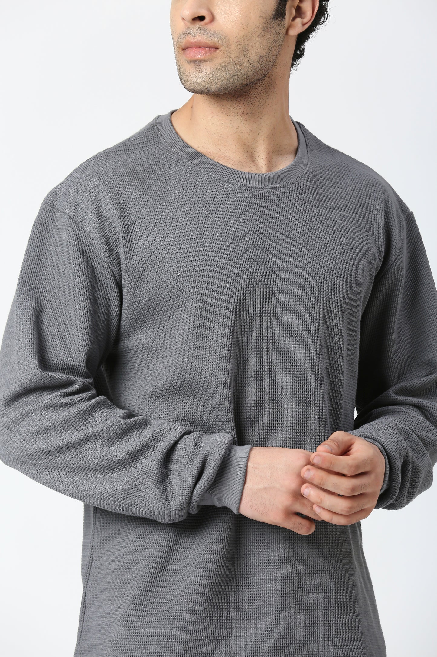 CLASSIC WAFFLE SWEATSHIRT