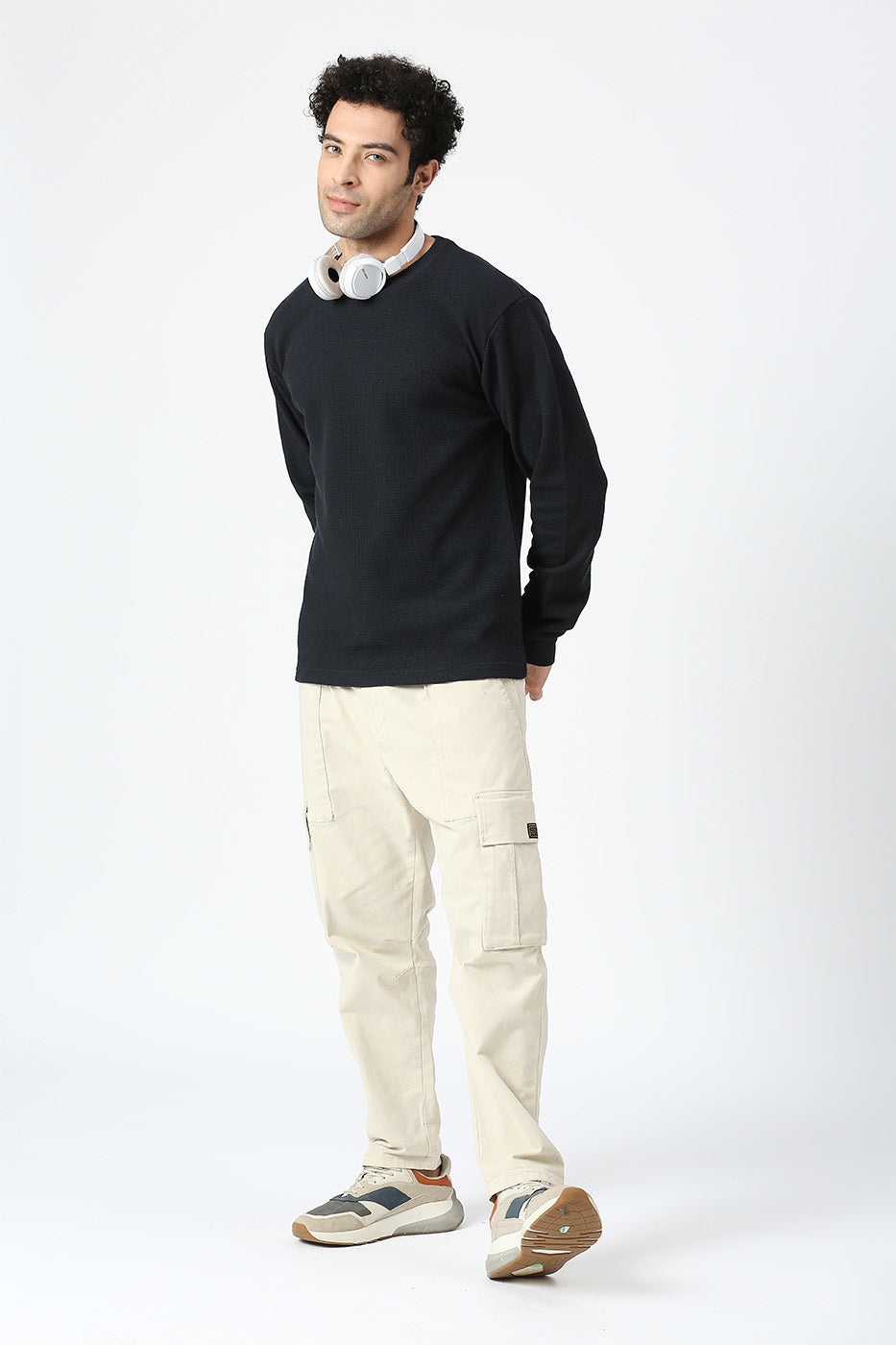 CLASSIC WAFFLE SWEATSHIRT