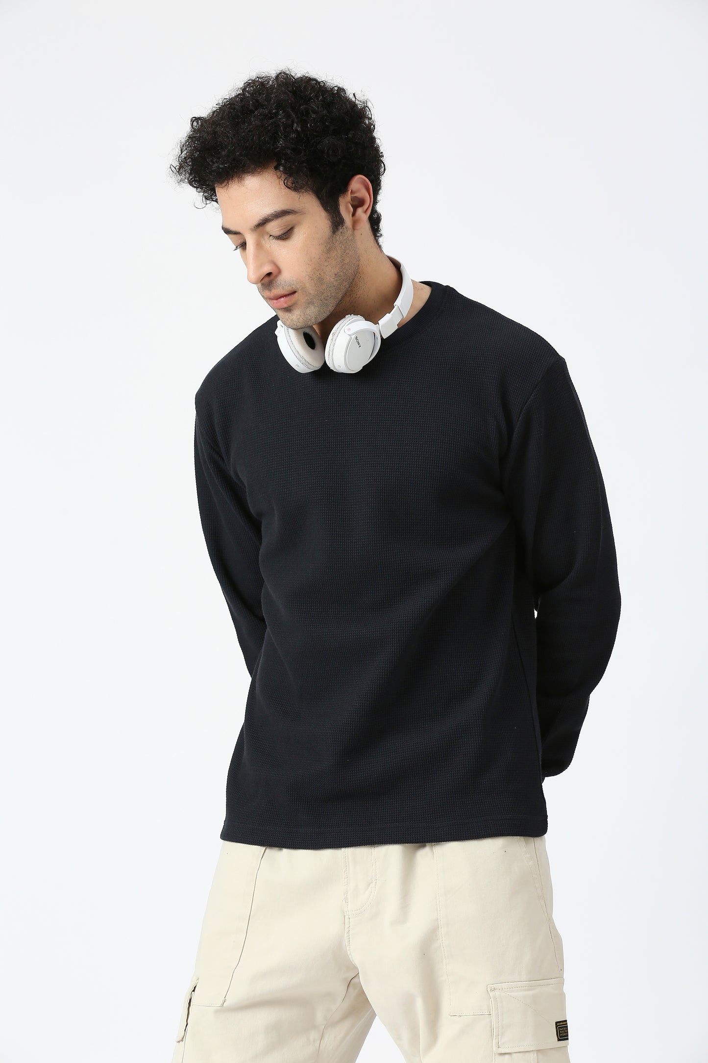 CLASSIC WAFFLE SWEATSHIRT