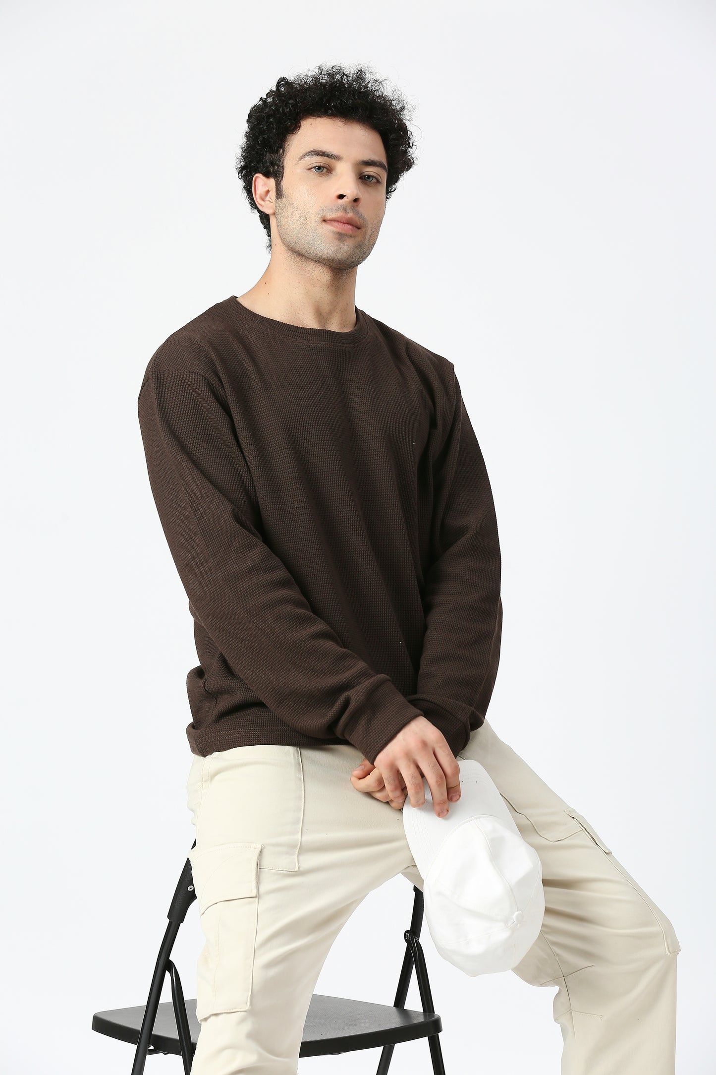 CLASSIC WAFFLE SWEATSHIRT