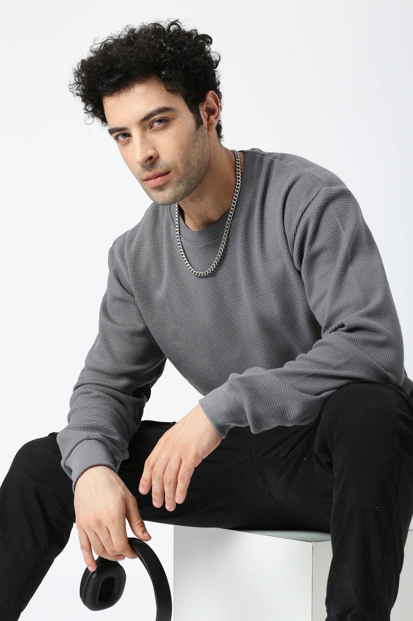 CLASSIC WAFFLE SWEATSHIRT