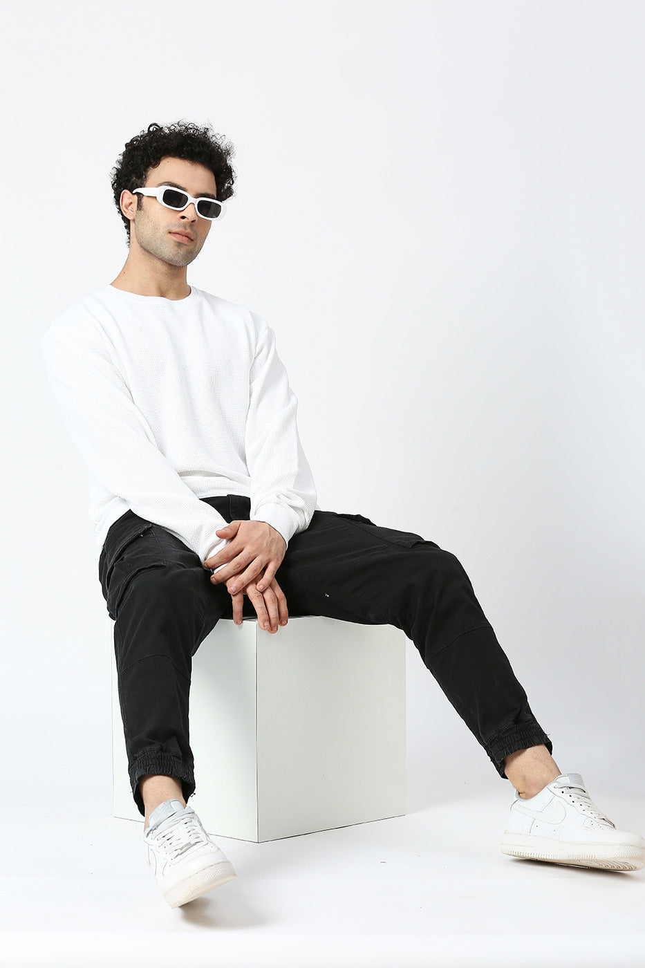 CLASSIC WAFFLE SWEATSHIRT