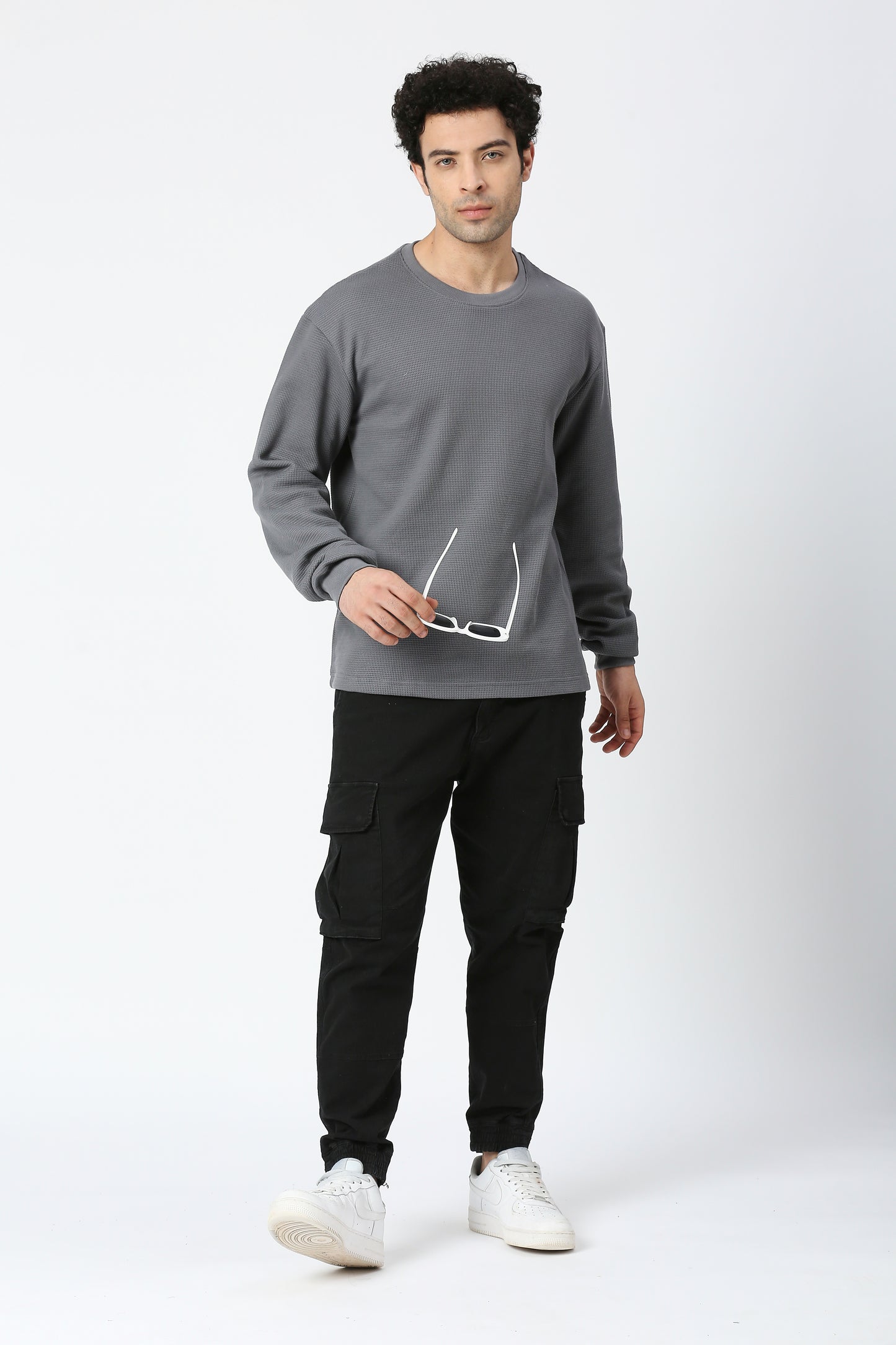 CLASSIC WAFFLE SWEATSHIRT