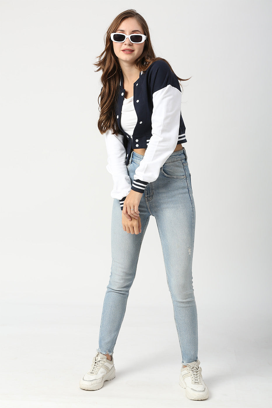 SOLID CROP VARSITY