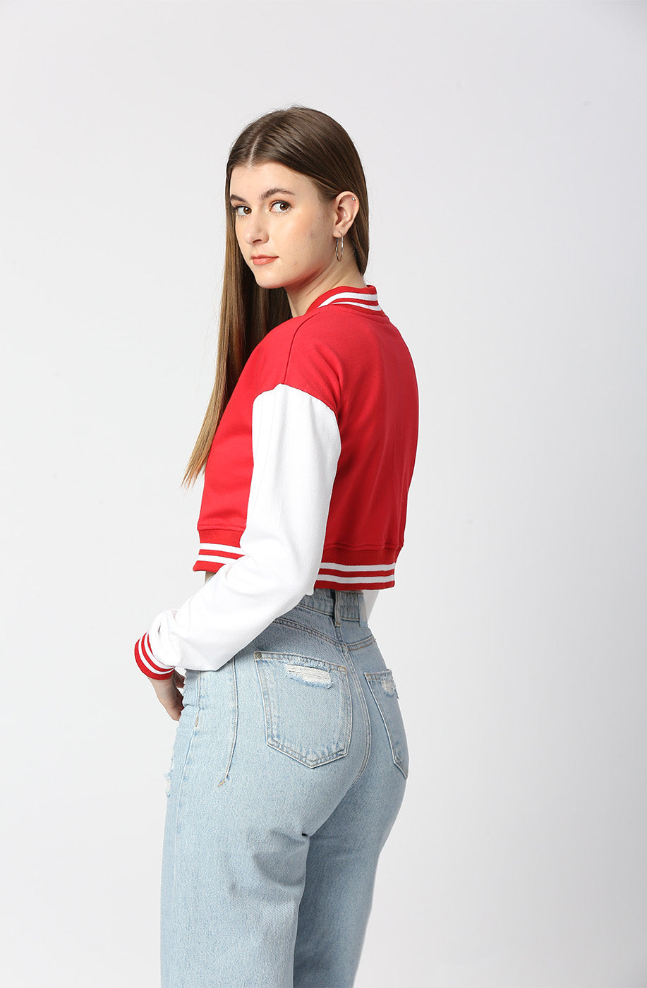 SOLID CROP VARSITY