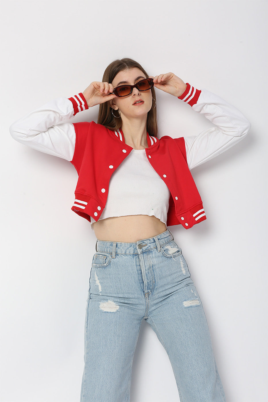 SOLID CROP VARSITY
